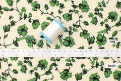 Japanese Fabric Cotton Ripple Clover Field - A - 50cm