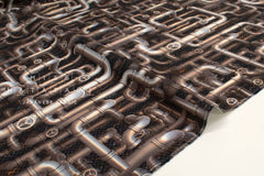 Japanese Fabric It's All Pipes - 50cm