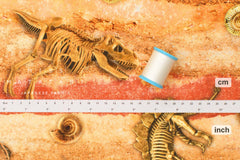 Japanese Fabric Dinosaur Fossils - 50cm
