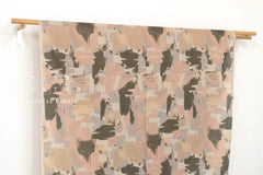 Japanese Fabric Contemporary Art Linen Blend - B - 50cm