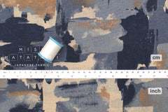 Japanese Fabric Contemporary Art Linen Blend - D - 50cm