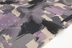 Japanese Fabric Contemporary Art Linen Blend - E - 50cm