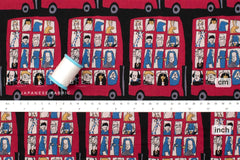 Japanese Fabric Famous Faces - E - 50cm