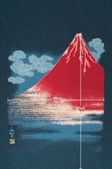 Shokunin Collection Hand-printed Japanese Fabric Panel Fujisan - 50cm