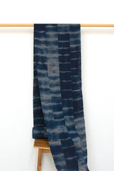 Shokunin Collection Kurume Kasuri Sun-dried Indigo Fabric - 1 - 50cm