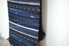 Shokunin Collection Kurume Kasuri Indigo Fabric - patchwork - 50cm