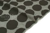 Japanese Fabric Spots Ripple Lawn - grey - 50cm