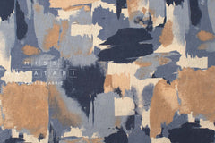 Japanese Fabric Contemporary Art Linen Blend - D - 50cm