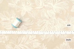 Japanese Fabric Textured Print Cotton Lawn - off white - 50cm