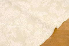 Japanese Fabric Textured Print Cotton Lawn - off white - 50cm
