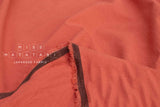 Japanese Fabric Shokunin Collection Azumadaki - coral orange - 50cm