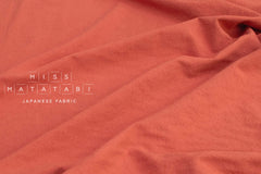 Japanese Fabric Shokunin Collection Azumadaki - coral orange - 50cm