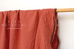 Japanese Fabric Shokunin Collection Azumadaki - coral orange - 50cm