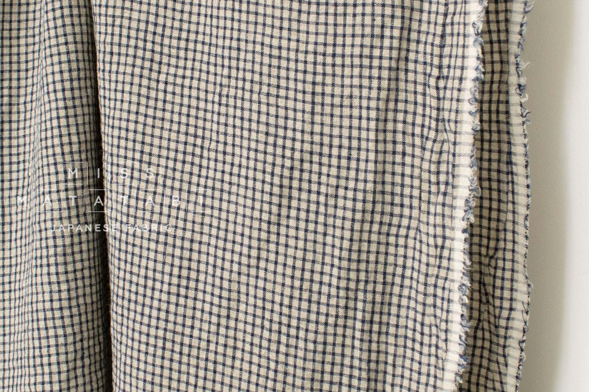 Japanese Fabric Shokunin Collection Yarn-dyed Azumadaki 91 - Q5 - 50cm