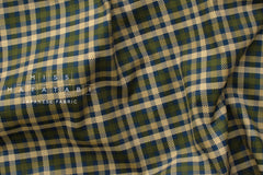 DEADSTOCK Japanese Fabric Corduroy - check - 50cm