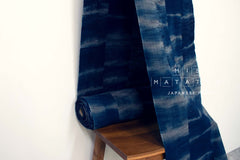 Shokunin Collection Kurume Kasuri Sun-dried Indigo Fabric - 1 - 50cm