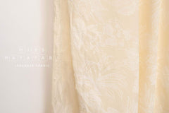 Japanese Fabric Textured Print Cotton Lawn - off white - 50cm