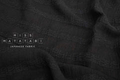 Japanese Fabric Shokunin Collection Azumadaki 122 - black - 50cm