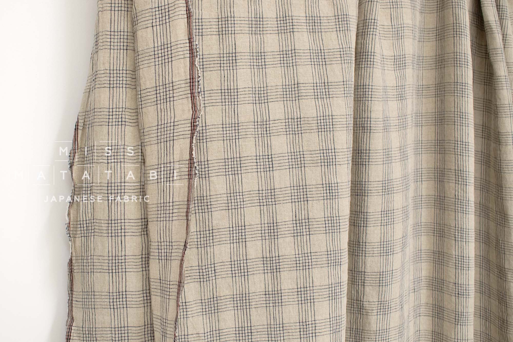 Japanese Fabric Shokunin Collection Yarn-dyed Azumadaki 91 - T - 50cm