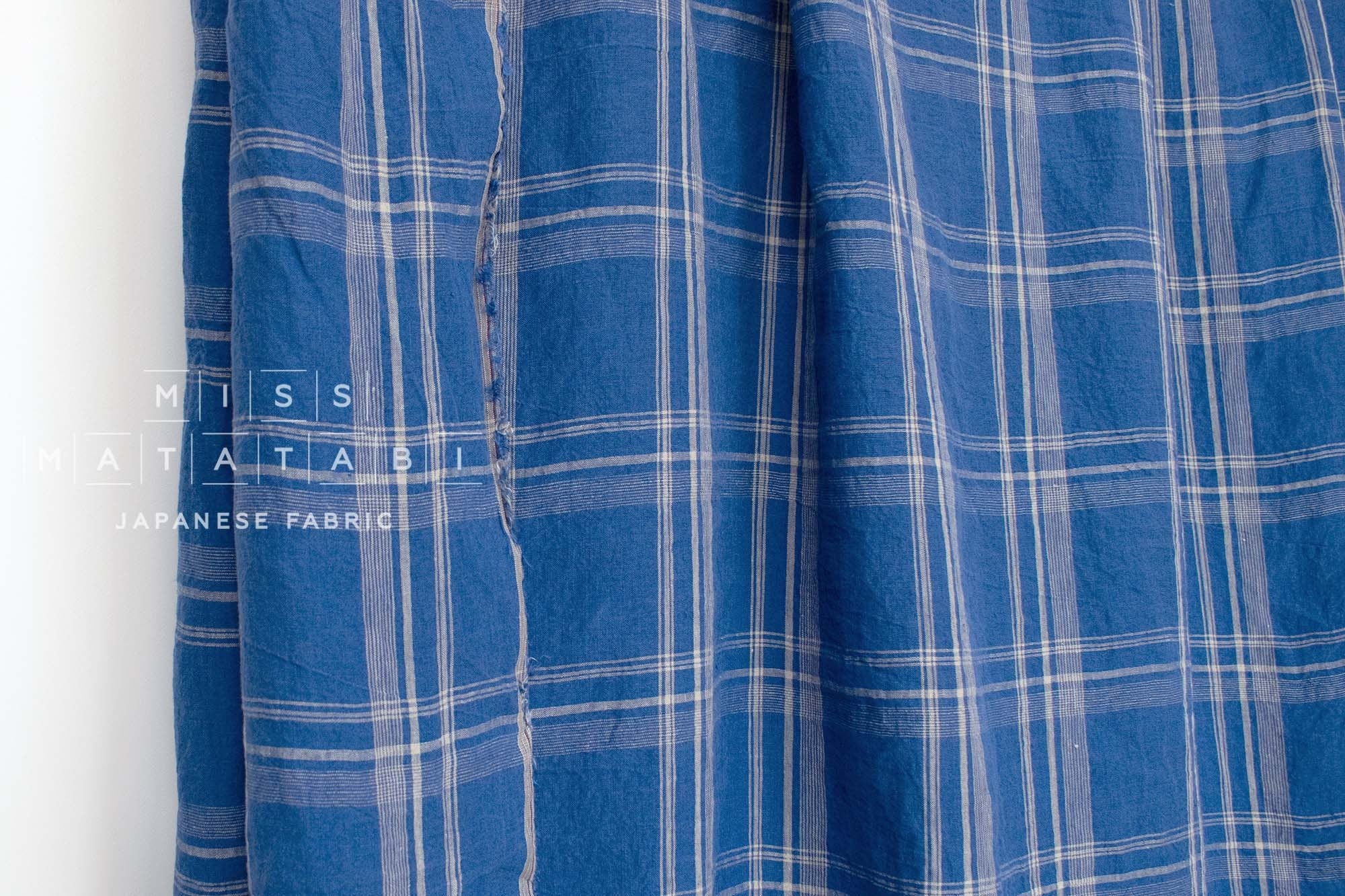 Japanese Fabric Shokunin Collection Yarn-dyed Azumadaki 91 - D - 50cm