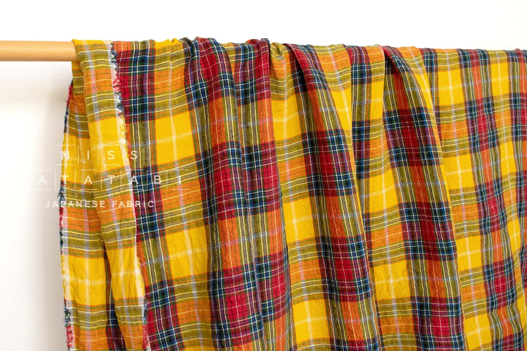 Japanese Fabric Shokunin Collection Yarn-dyed Azumadaki 91 - W4 - 50cm