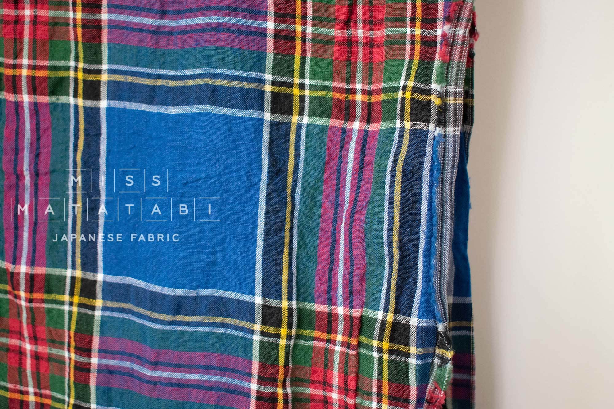 Japanese Fabric Shokunin Collection Yarn-dyed Azumadaki 91 - U3 - 50cm