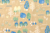 Japanese Fabric Corduroy Into the Woods - B1 - 50cm
