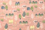 Japanese Fabric Corduroy Into the Woods - B2 - 50cm