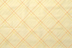 DEADSTOCK Japanese Fabric Pintuck Cotton - yellow - 50cm