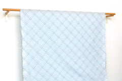 DEADSTOCK Japanese Fabric Pintuck Cotton - blue - 50cm