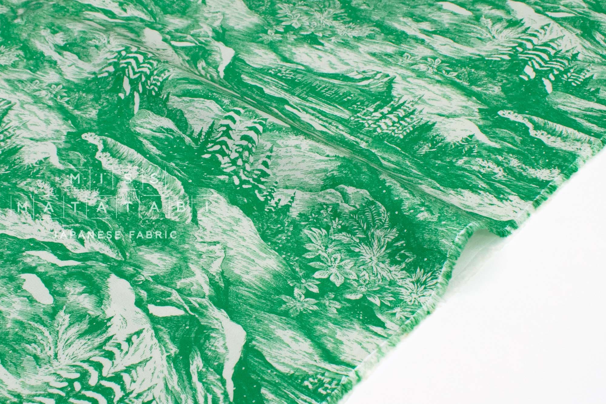 Japanese Fabric Mountain Ranges - B - 50cm