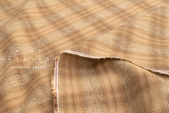 DEADSTOCK Japanese Fabric Yarn-Dyed Cotton Check - F - 50cm