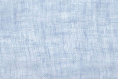 DEADSTOCK Japanese Fabric Washed Herringbone Linen Voile - cornflower blue - 50cm