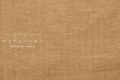 DEADSTOCK Japanese Fabric Washed Herringbone Linen Voile - A - 50cm