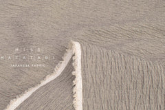 DEADSTOCK Japanese Fabric Shokunin Collection Yarn-Dyed Tiny Stripes - cream and black - 50cm