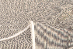 DEADSTOCK Shokunin Collection Yarn-Dyed Tiny Stripes - cream and black