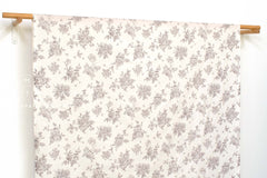 DEADSTOCK Japanese Fabric Rosie's Floral - off white - 50cm