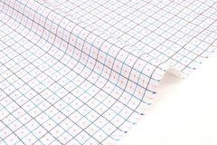 DEADSTOCK Japanese Fabric Dobby Check - blue - 50cm
