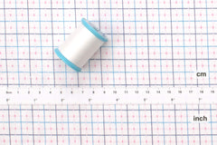 DEADSTOCK Japanese Fabric Dobby Check - blue - 50cm