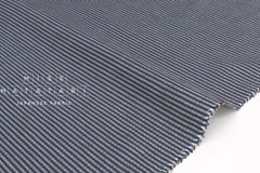 DEADSTOCK Japanese Fabric Yarn Dyed Stripe - blue - 50cm