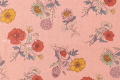 Japanese Fabric Astrid Floral - C - 50cm