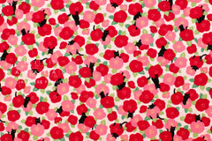 Japanese Fabric Camellia Cats - 50cm