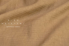 DEADSTOCK Japanese Fabric Washed Herringbone Linen Voile - A - 50cm