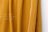 DEADSTOCK Japanese Fabric Shokunin Collection Yarn Dyed Little Sashiko Stitches - mustard - 50cm