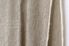 DEADSTOCK Shokunin Collection Yarn-Dyed Tiny Stripes - cream and black