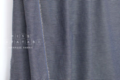 DEADSTOCK Japanese Fabric Yarn Dyed Stripe - blue - 50cm