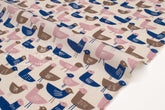 Japanese Fabric Look, a Bird! - A - 50cm