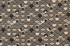 Japanese Fabric Cats in the Sea - D - 50cm