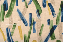 Japanese Fabric Brushstrokes Linen Blend - A - 50cm