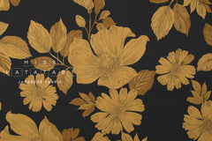 Japanese Fabric Henrietta - black - 50cm